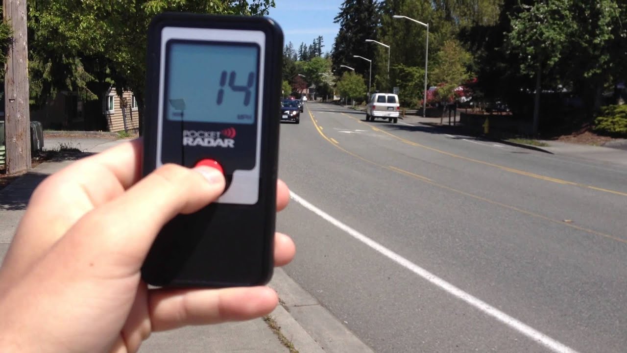 Pocket radar test clocking traffic