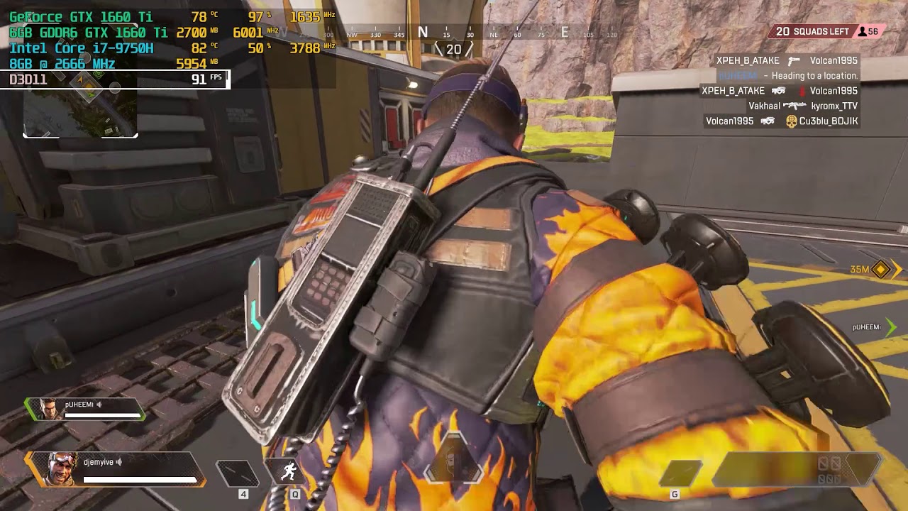 Laptop Gaming ROG Strix G G531GU - Apex Legends Gameplay & FPS