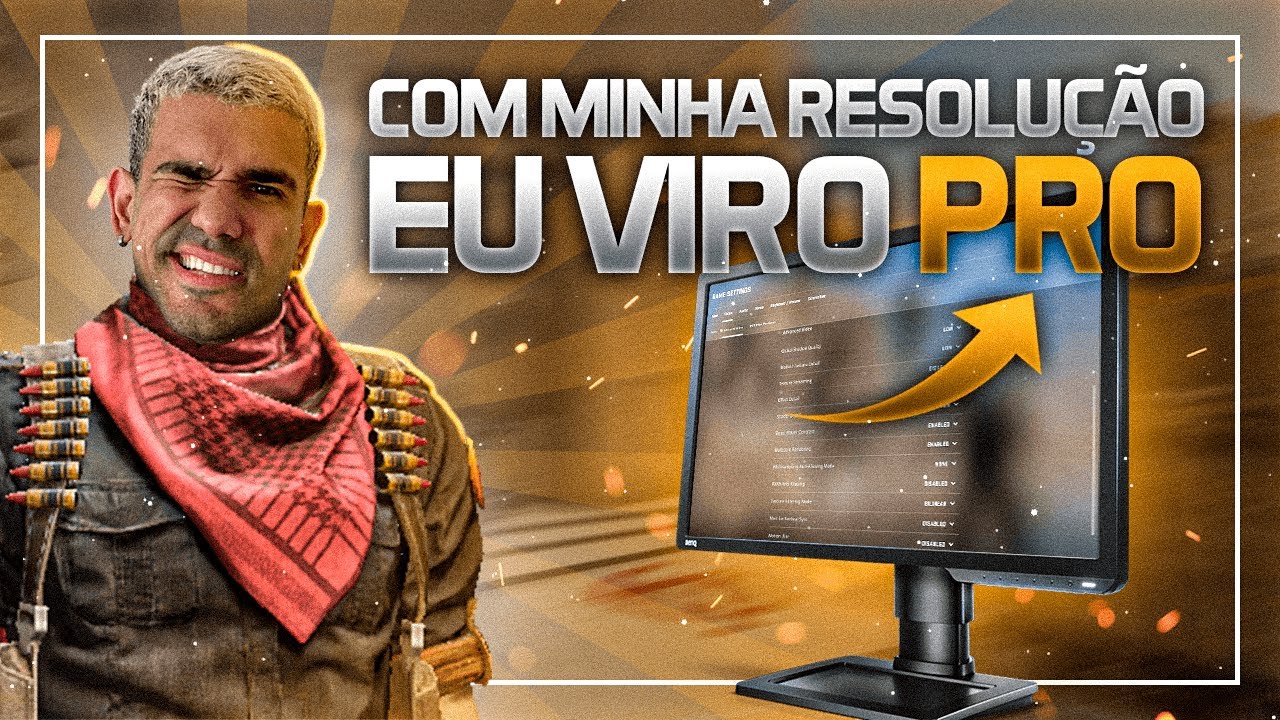 MELHOR RESOLUÇÃO pra JOGAR CSGO