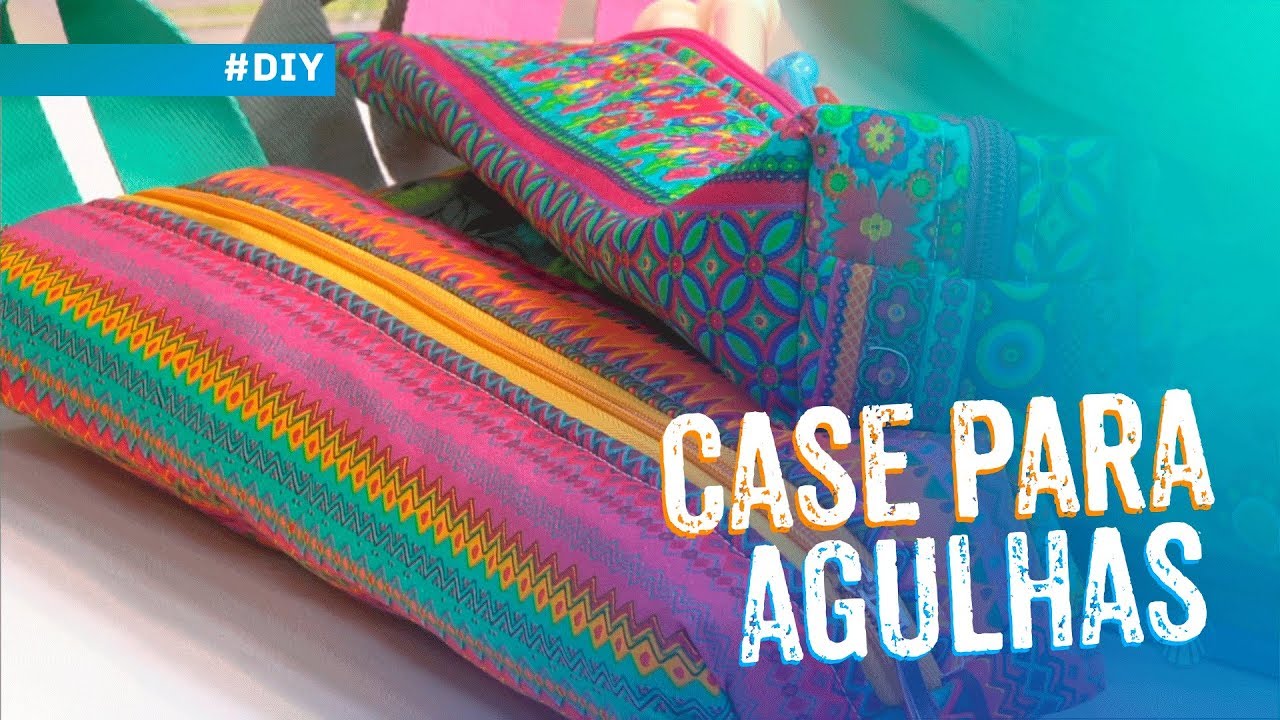 Case para agulhas de tricô por Dani Aranha
