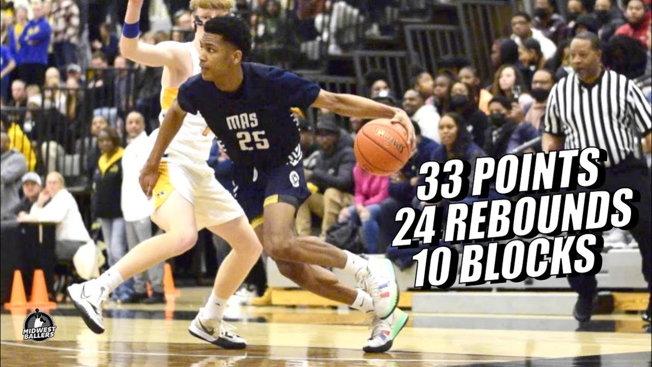 Freshman Davion Hannah Drops MONSTER TRIPLE-DOUBLE In Sectional Finals!!
