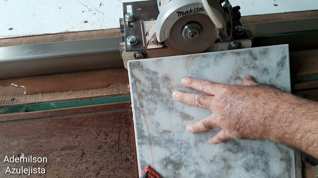 Como Fazer Corte Em 45 Graus No Piso Cerâmico Refrigerado Sem Poeira Gabarito De Cortes Em 45 Graus