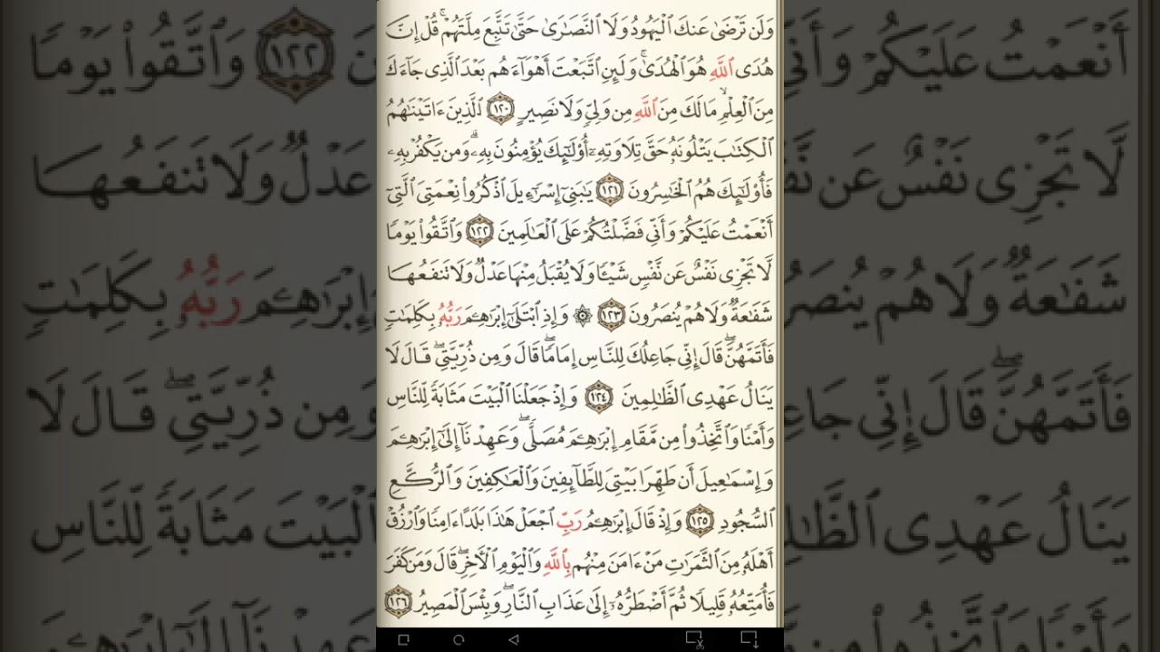ماهر المعيقلي سورة البقرة مكتوبة صفحة 19 مصحف المدينة المنورة جودة عالية