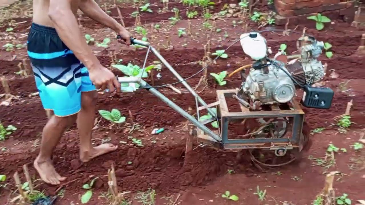 Alat dangir jagung dari mesin motor