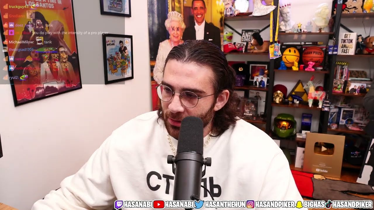 HasanAbi January 16, 2023 – HAIRCUT w/ Jeff Wittek, MLK Day, Andrew Callaghan Response