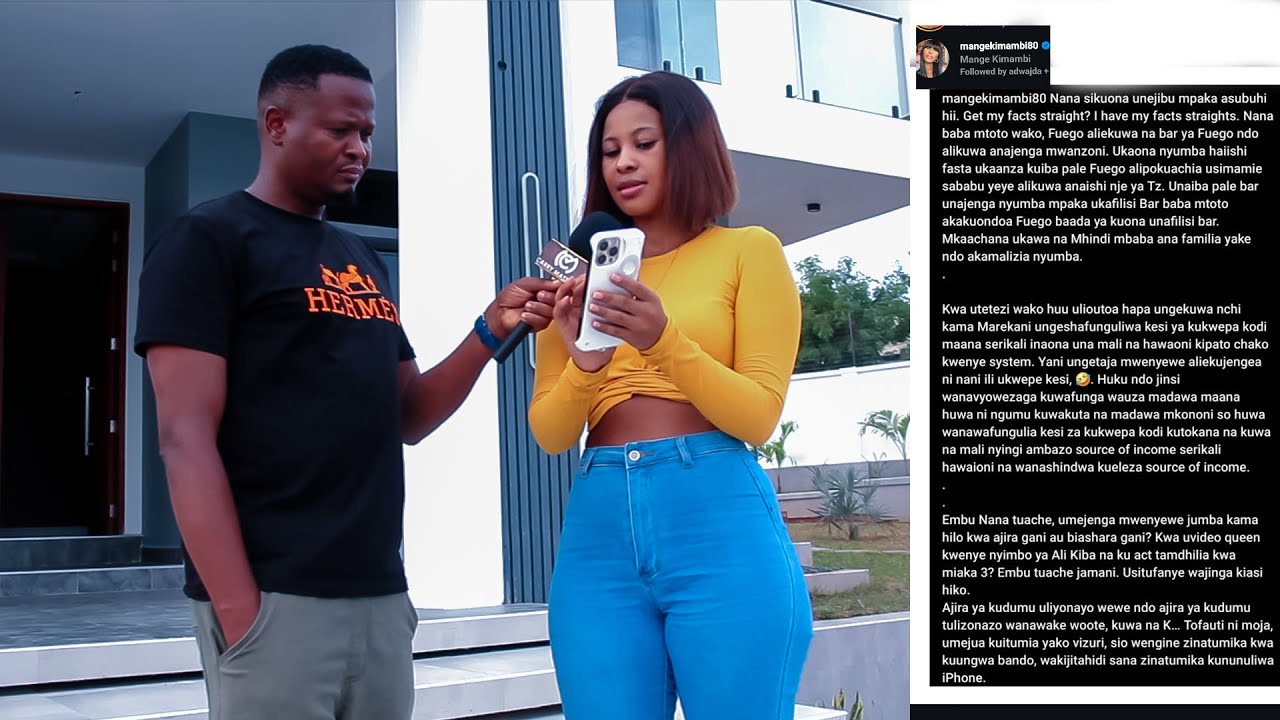 NANA DOLLS AONYESHA DM ZOTE/MUAMALA ALIZOKUWA ANATUMIWA NA MBABA/MBUNGE WA KENYA/NYUMBA KUKAMILIKA