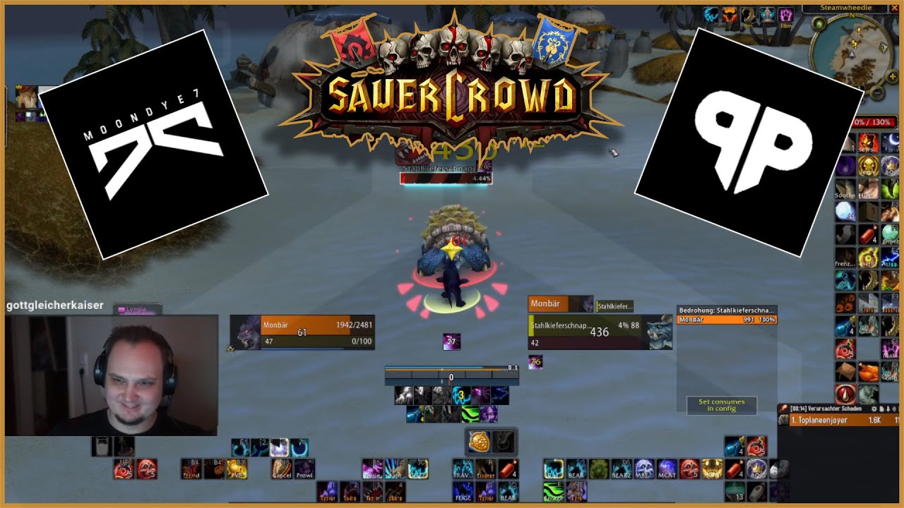 Papaplatte & Moondye7 Farmen und Reden in #wow #wowclassic #sauercrowd #sauerkraut