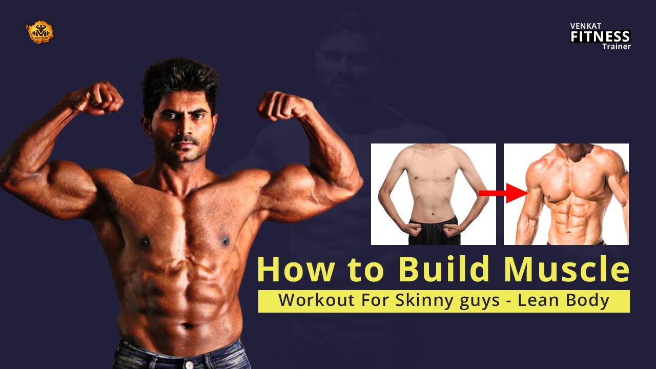 Workout For Skinny guys ||  How to Build Muscle || Diet Plan Ectomorph Episode 1 - (Venkat Fitness )
