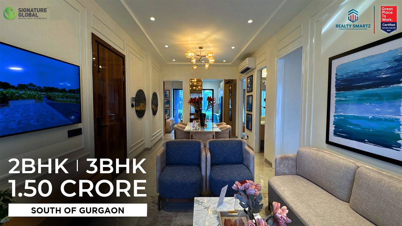 South Gurgaon&rsquo;s New Landmark! 2 & 3 BHK Flats from ₹1.50 Cr | Full Walkthrough | Realty Smartz 016