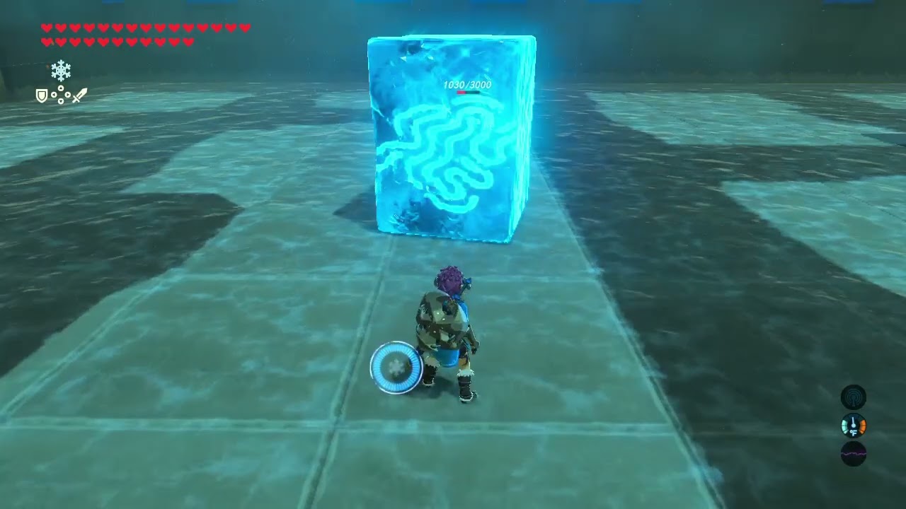 Fighting a mini Guardian 
