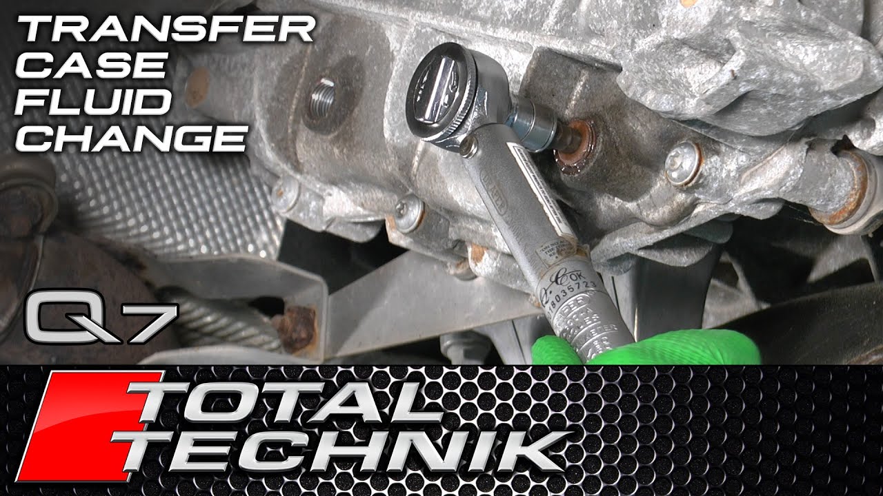 How to change your Transfer Case Fluid - Audi Q7 (4L 2007 - 2015)