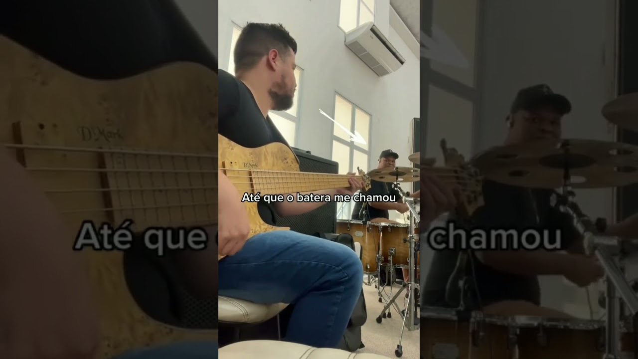 1000 graus #shorts #gospel  #baixo #slap #batera #louvor #musico #fodera