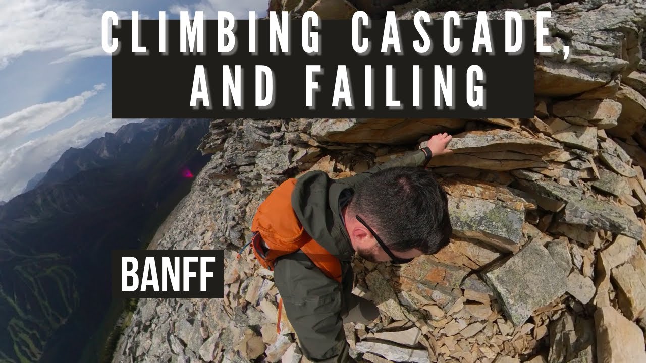 Climbing Cascade (And Failing), Banff National Park