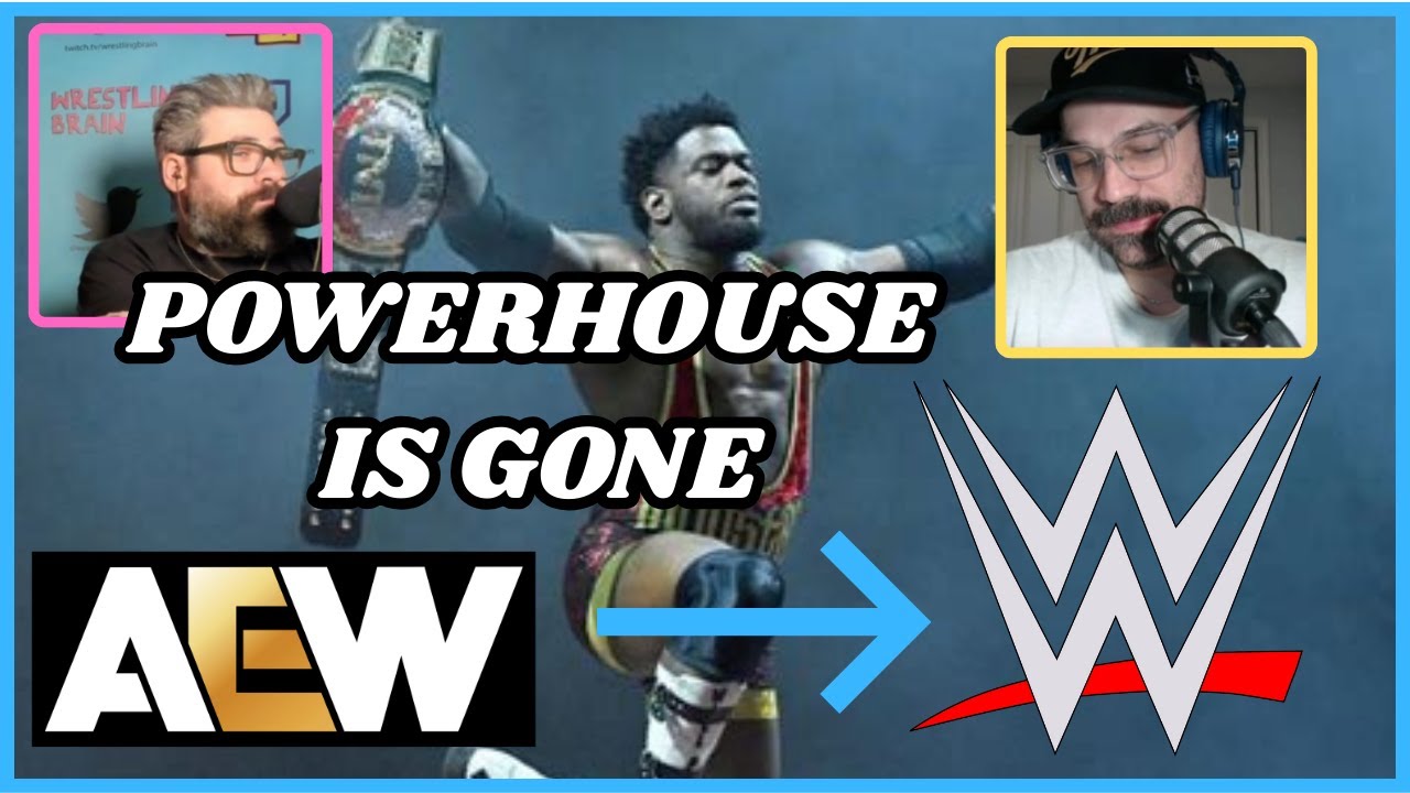 Реакция в прямом эфире на уход Пауэрхауса Хоббса из AEW в WWE.