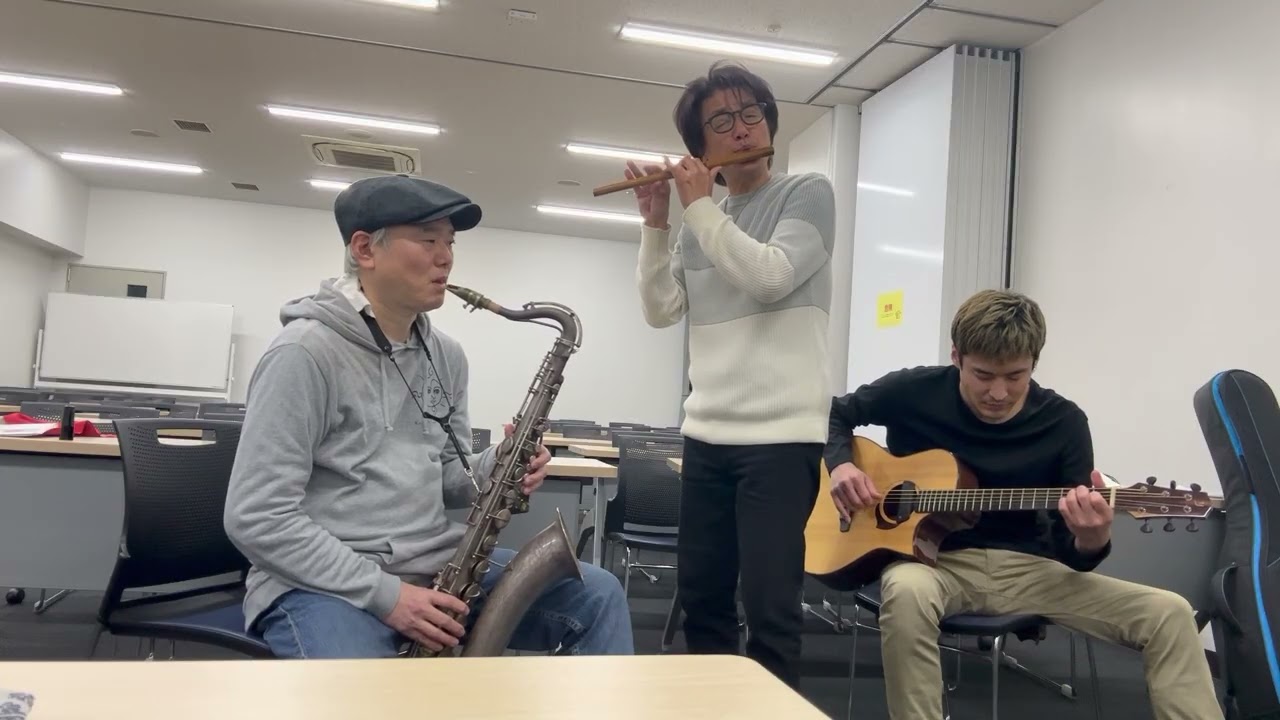 Amazing Grace篠笛　サックス　ギター  DanDon ラウンジ