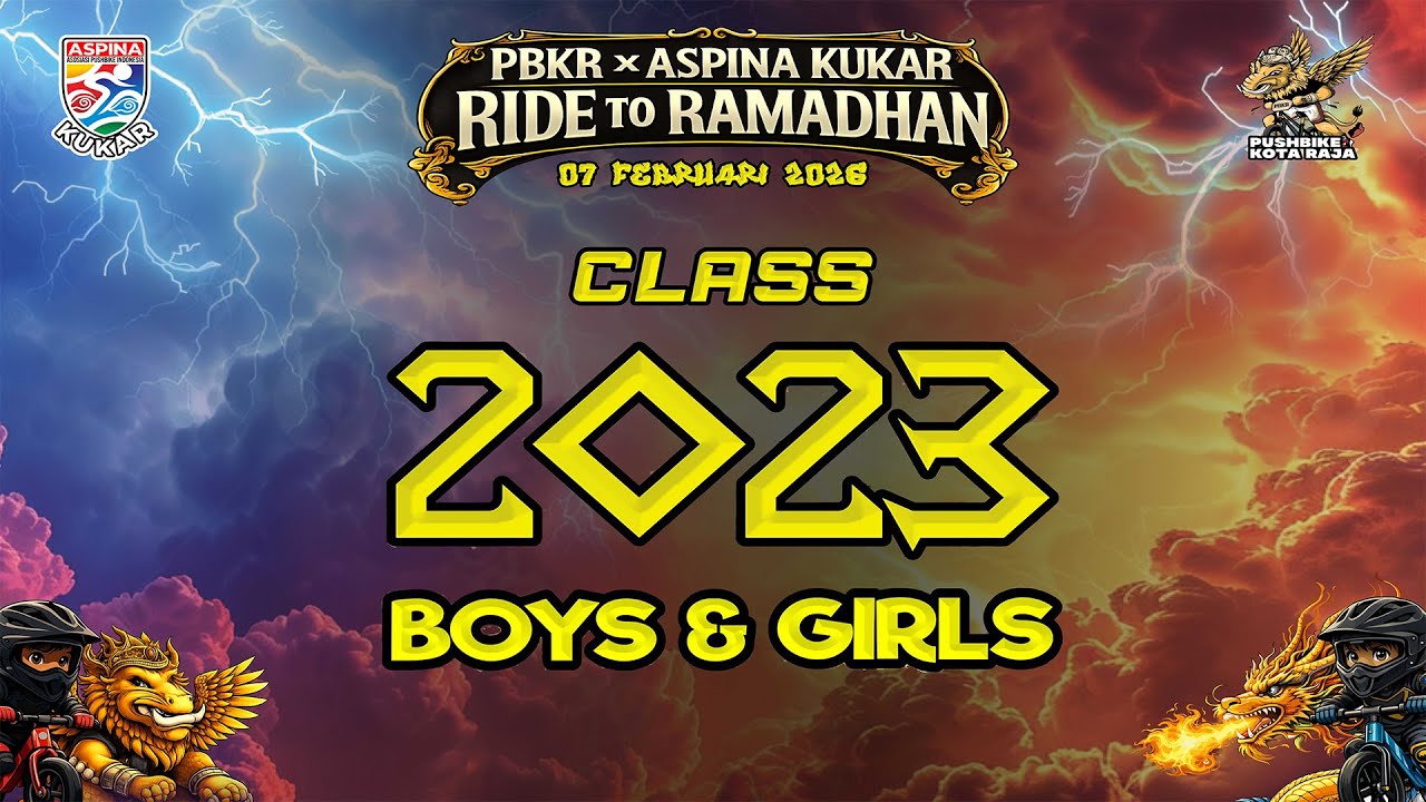 PBKR PUSHBIKE KOTA RAJA | Class 2023 Boys & Girls