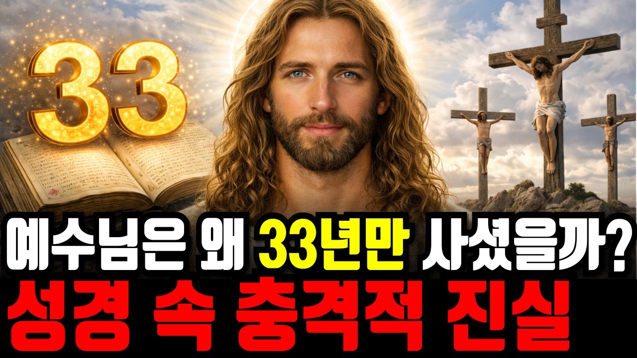 예수님은 왜 33년만 사셨을까? 기독교인들도 잘 모르는 성경의 비밀