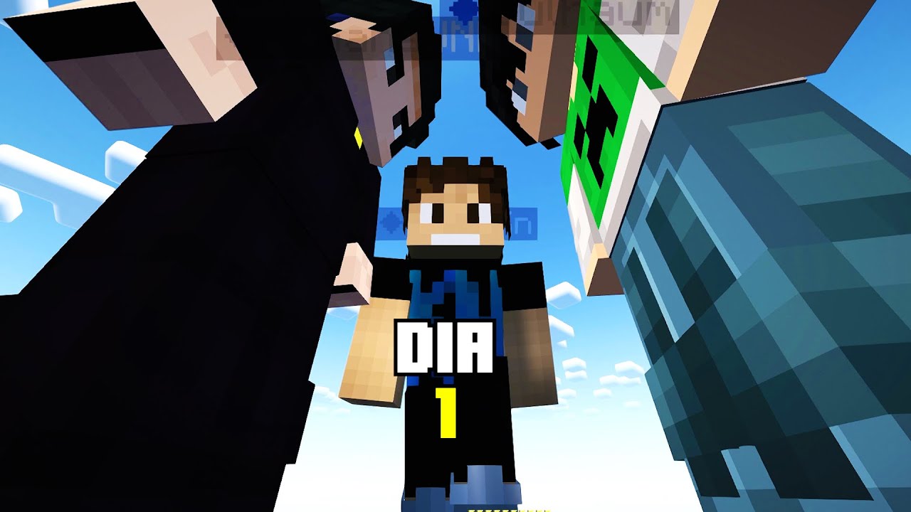 E se eu colocar um mod de terror POR DIA no Minecraft, mas estamos em apenas UM BLOCO