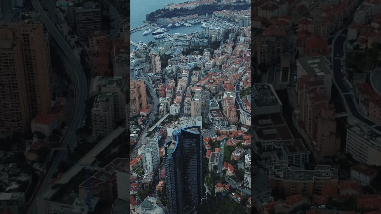 Monaco from the Sky: A Dazzling Drone Tour