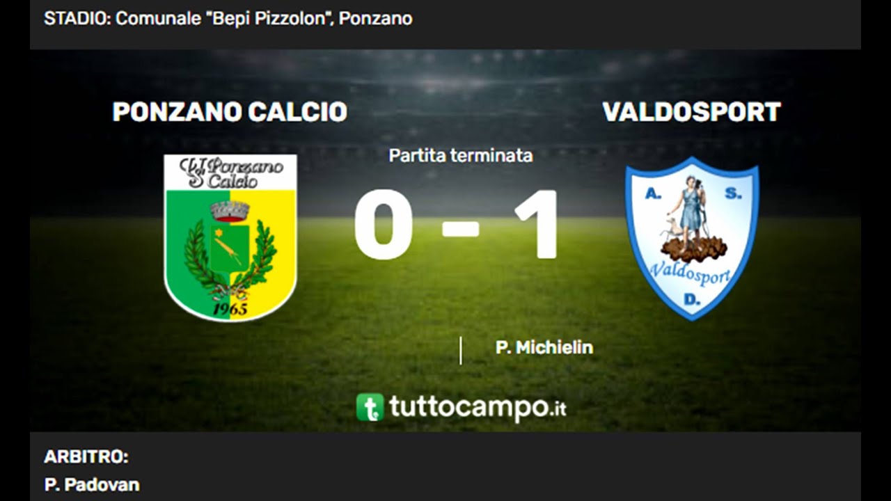 PONZANO CALCIO vs VALDOSPORT: 0-1