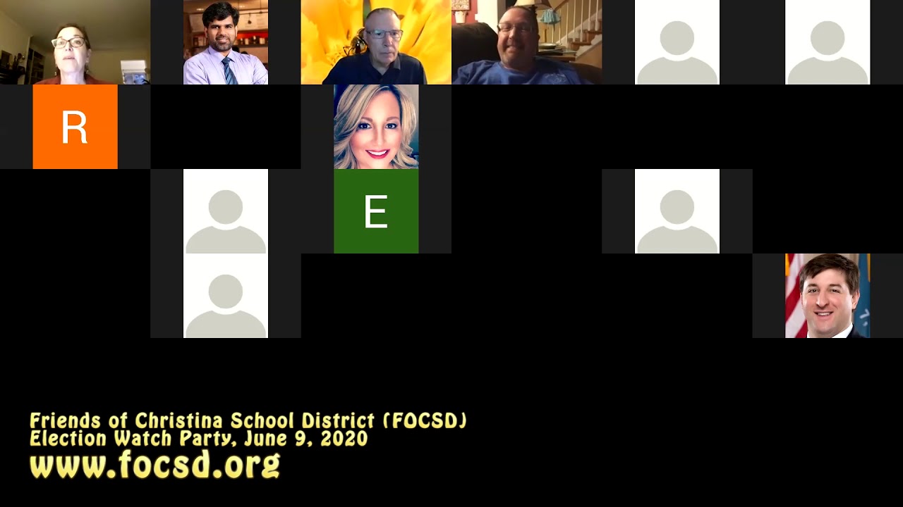 Referendum Watch Party: Friends of Christina School District (FOCSD) June 9, 2020
