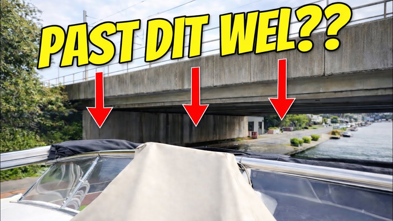 ZONDER PEILSCHAAL ONDER DE BRUG, WAT NU?