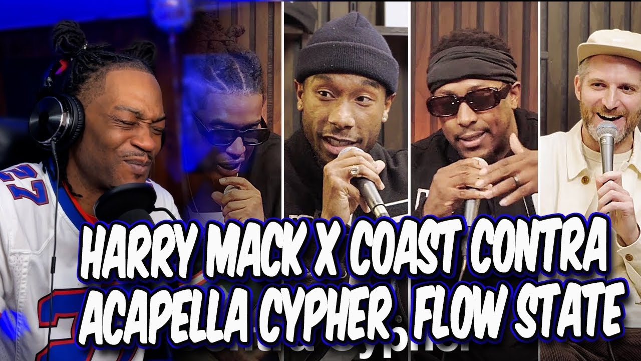HoodFacts TV Reacts to Harry Mack x Coast Contra Acapella Cypher  Flow State