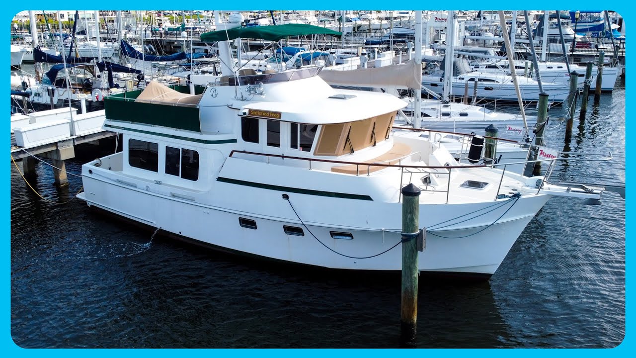 The Most COMFORTABLE Mid-Sized Trawler I've Been Aboard [Full Tour] Learning the Lines