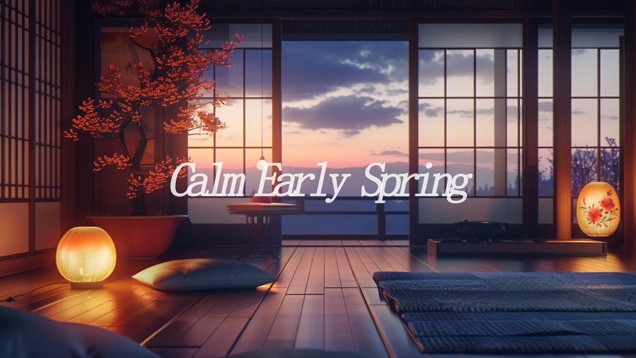 Calm Early Spring – Quiet Night Ambient Music for Sleep – 1 Hour