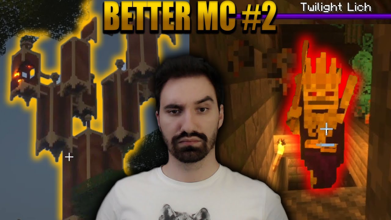 WIELKA EKSPLORACJA UKRYTEGO ŚWIATA i WALKI Z BOSSAMI | BETTER MINECRAFT #2