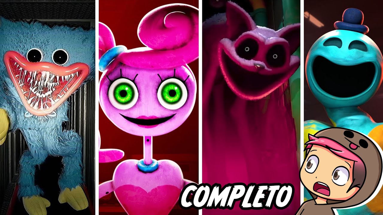 POPPY PLAYTIME CHAPTER 1,2,3 y 4 (COMPLETOS) | PELICULA COMPLETA