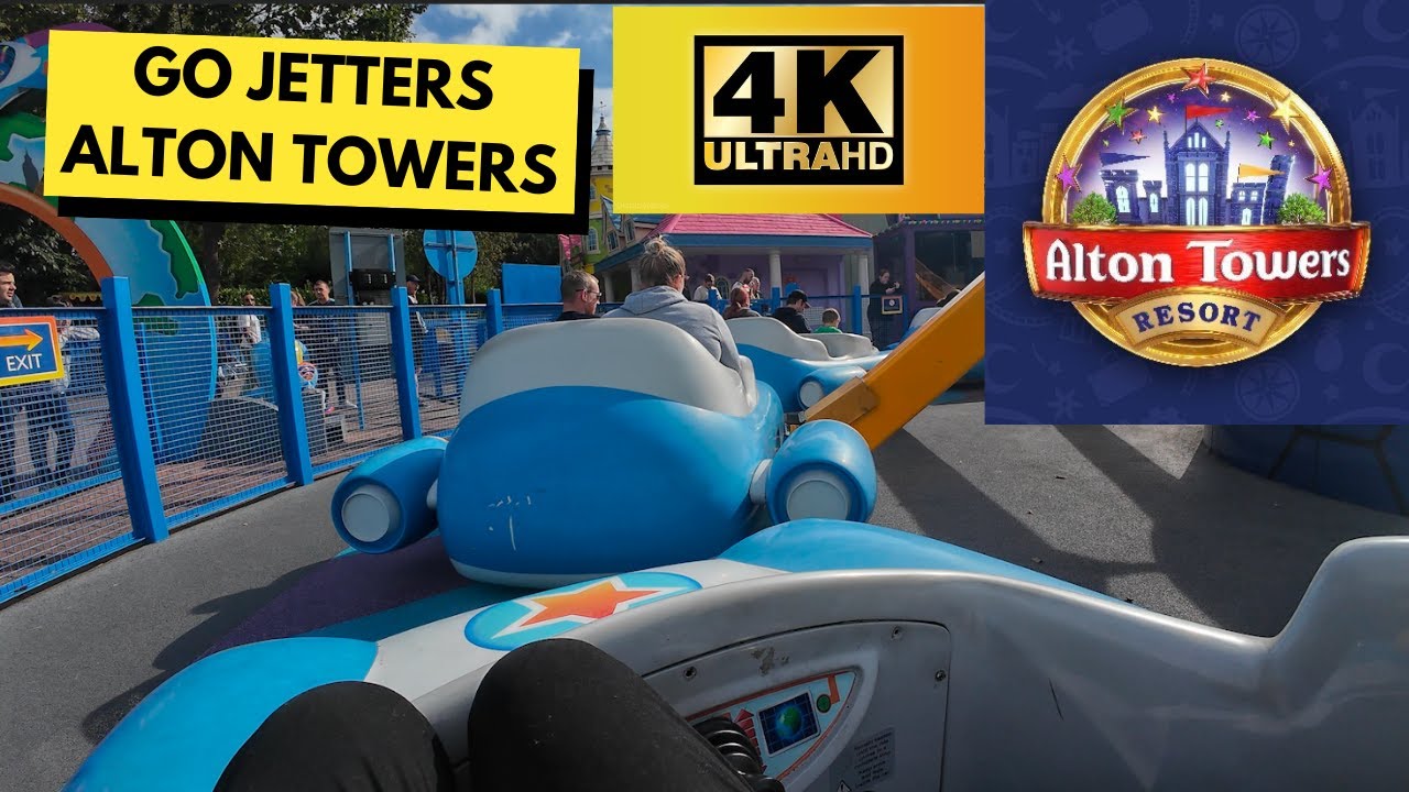 4K POV GO JETTERS VROOMSTER ZOOM RIDE ALTON TOWERS RIDE ON WITH US!