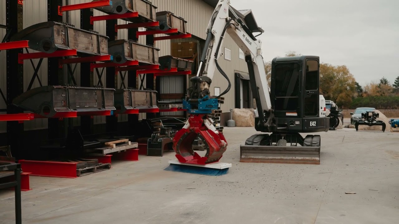 Excavator Grab Broom for your Hydra Grapple