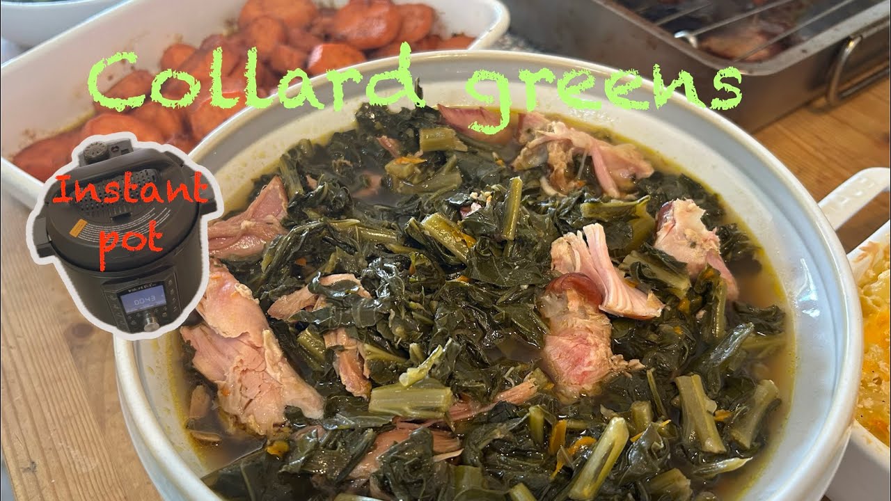My First Time Making Southern Collard Greens in the Instant Pot!