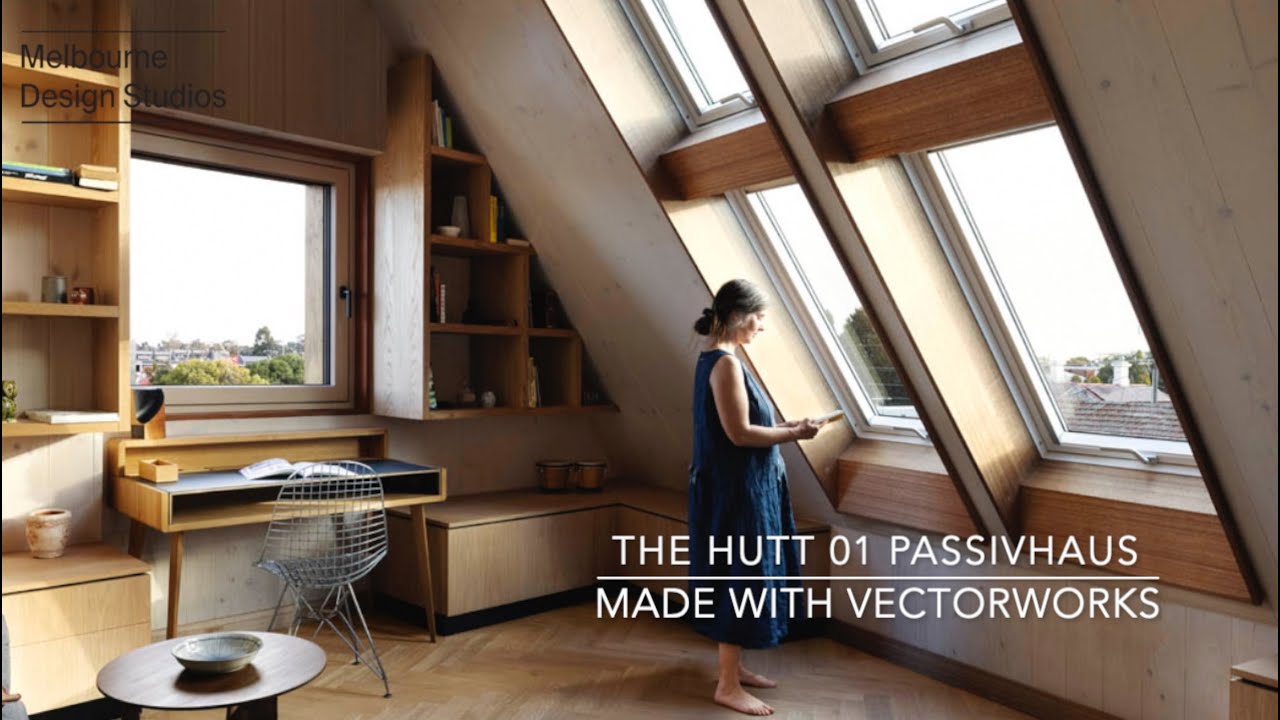 Made with Vectorworks : The Hutt 01 Passivhaus
