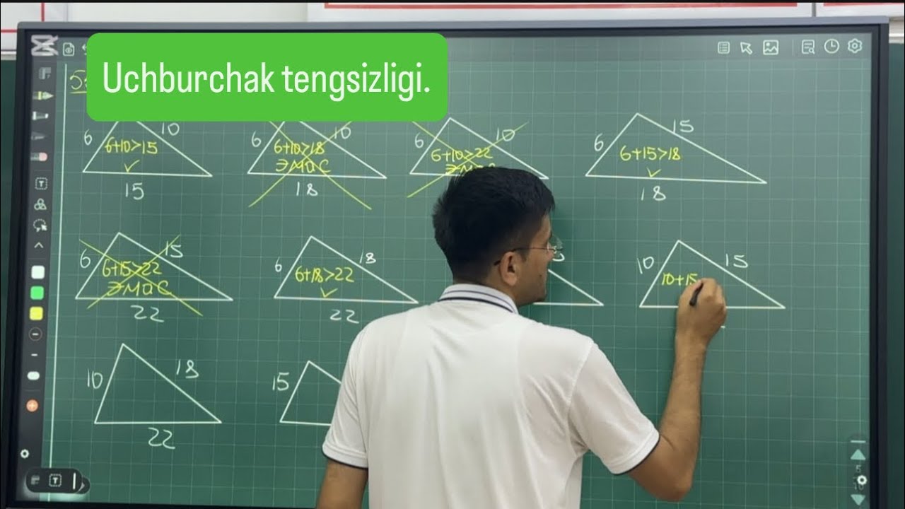 Uchburchak tengsizligi