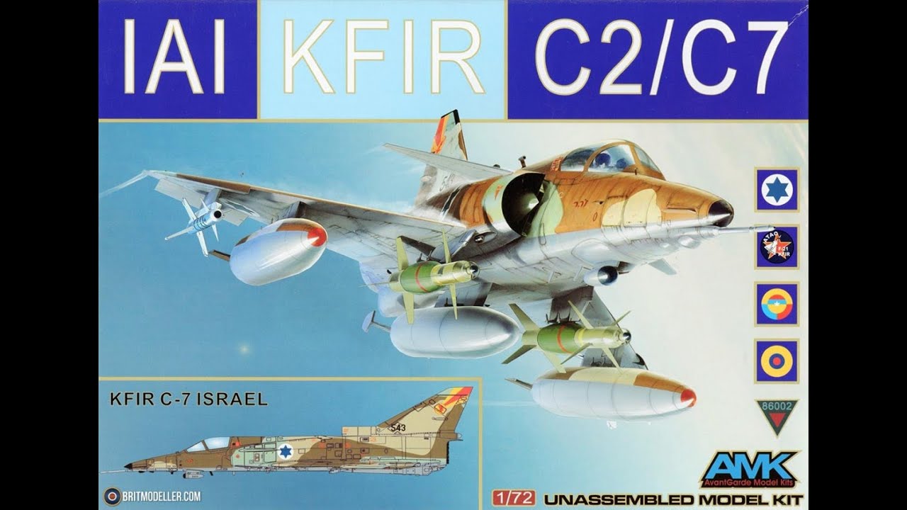 IAI Kfir, AMK AvantGarde Model Kits - No. 86002 - 1:72, review