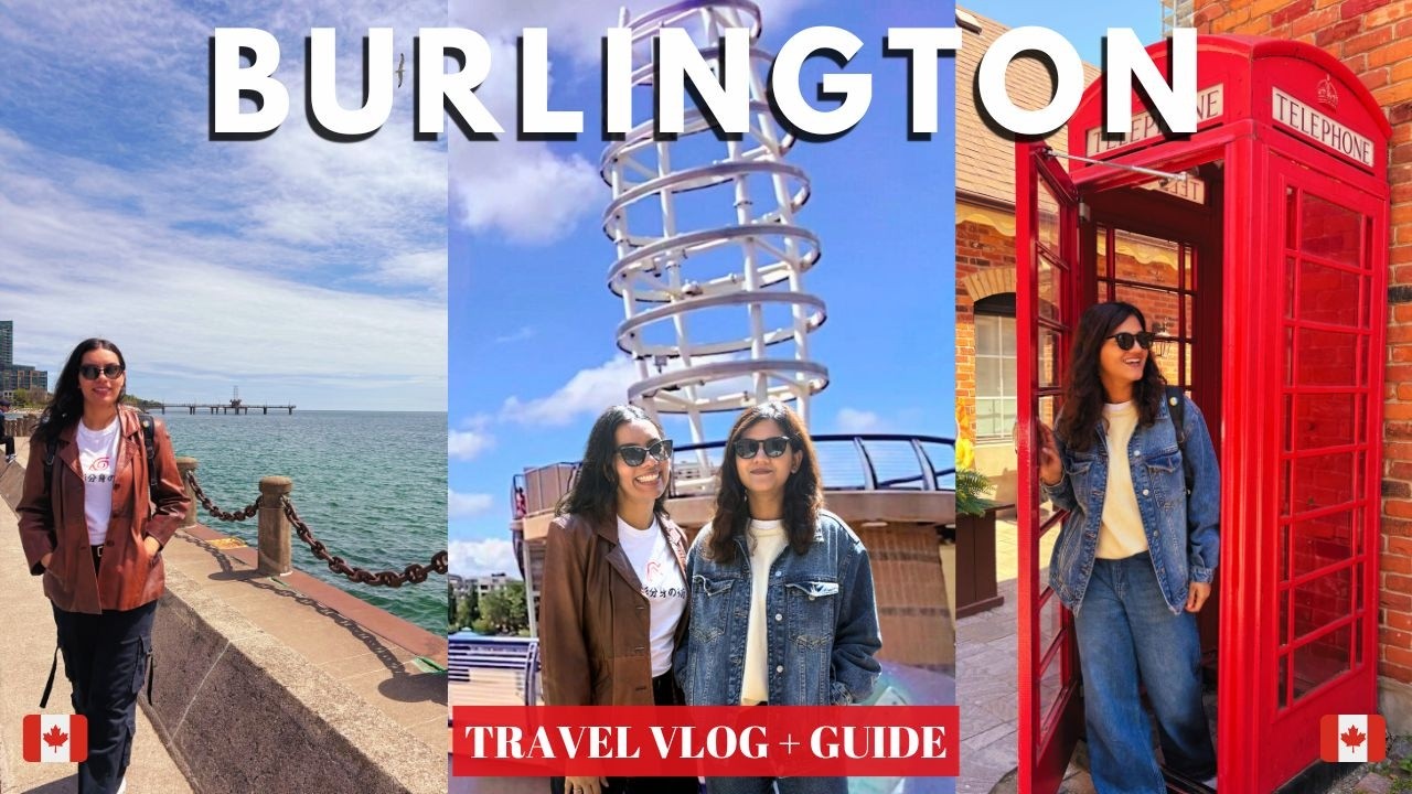 Day Trip from Toronto to BURLINGTON | *no car* | Brant Street Pier, Village Square, Food & More
