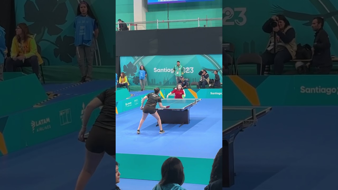 Florencia Pérez! ParaPanAmerican Games 2023 Table Tennis Gold Medalist for Team Chile! Tenis de mesa