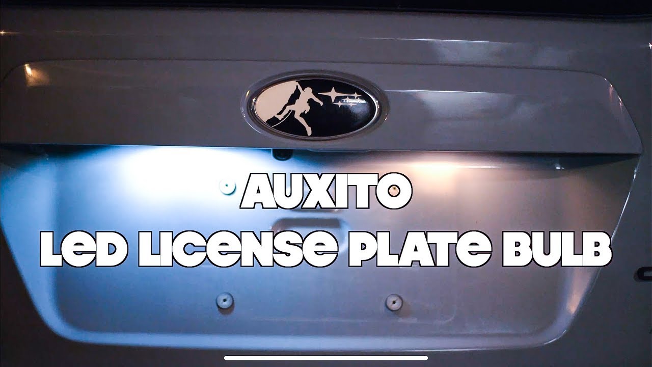 14E Series T10 LED bulb -  license plate light Review and Install!