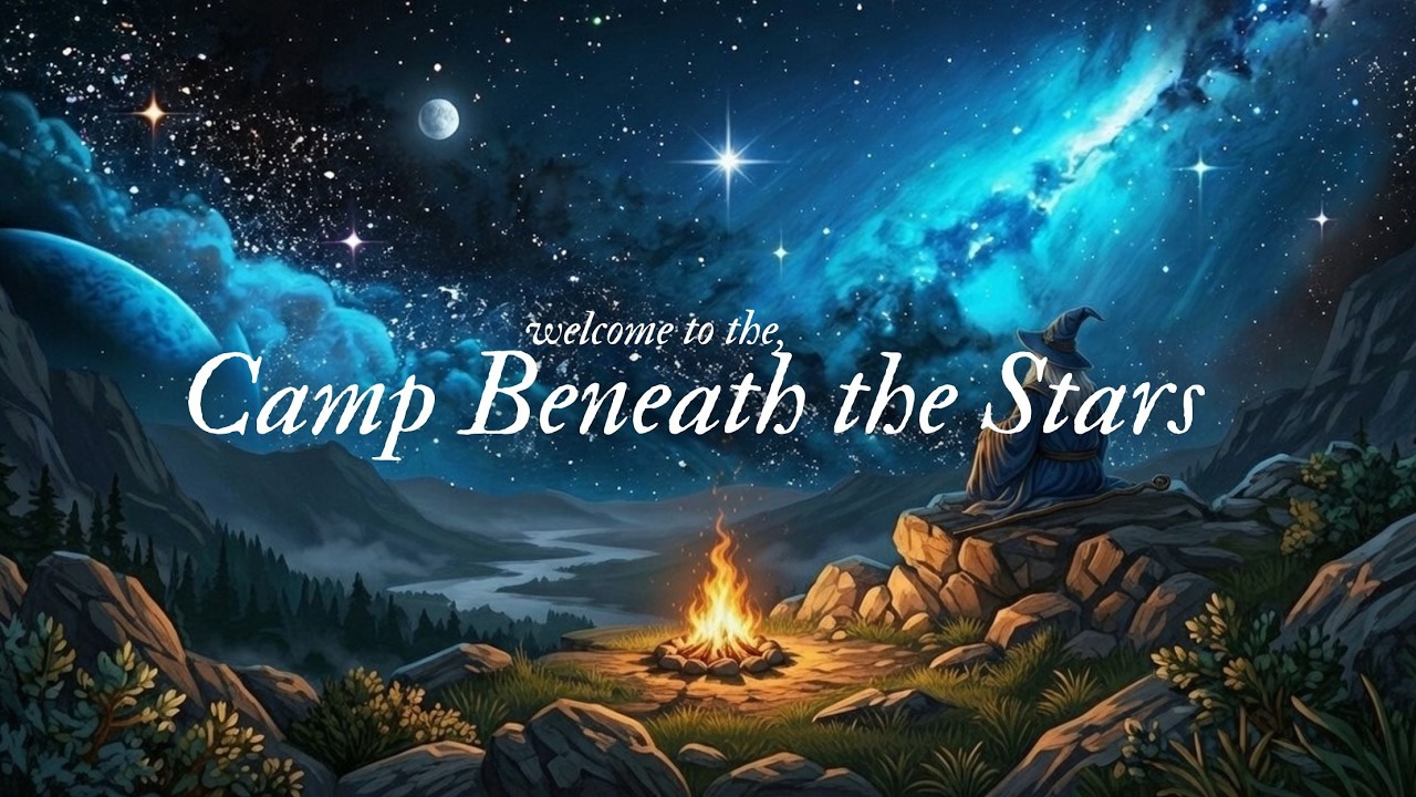 You Can Stay… Until the Stars Fade | 4K  Quiet Fantasy Campfire Ambience