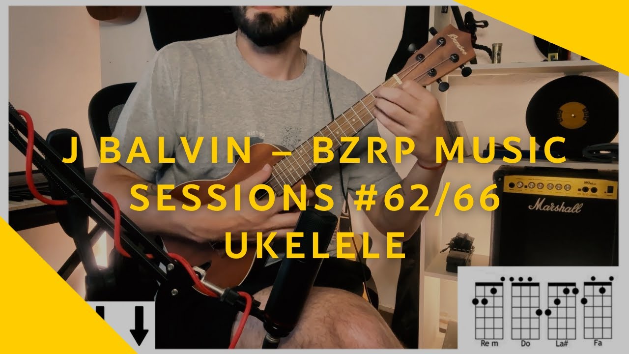 REGGAETON Y CUMBIA CON UKELELE | J Balvin – BZRP Music Sessions  ( cover/tutorial) Martin Lopez