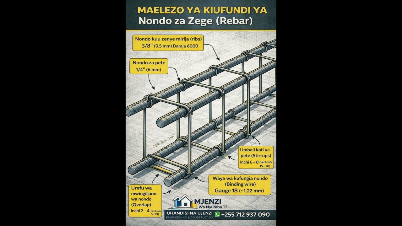 KOSA LA FUNDI KWENYE NONDO KWANINI BEAMS NYINGI ZINAFELI SITE #site #construction #building #nondo