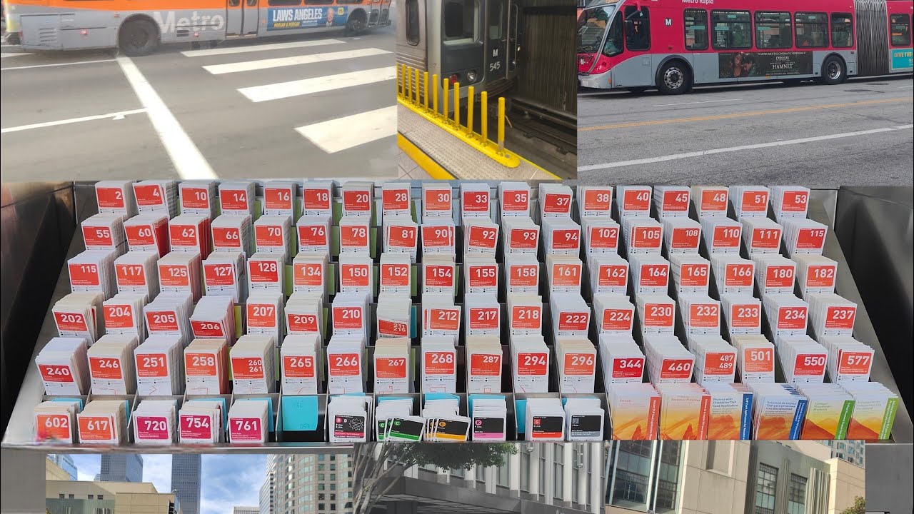 2025 compilation of LACMTA buses and rail  