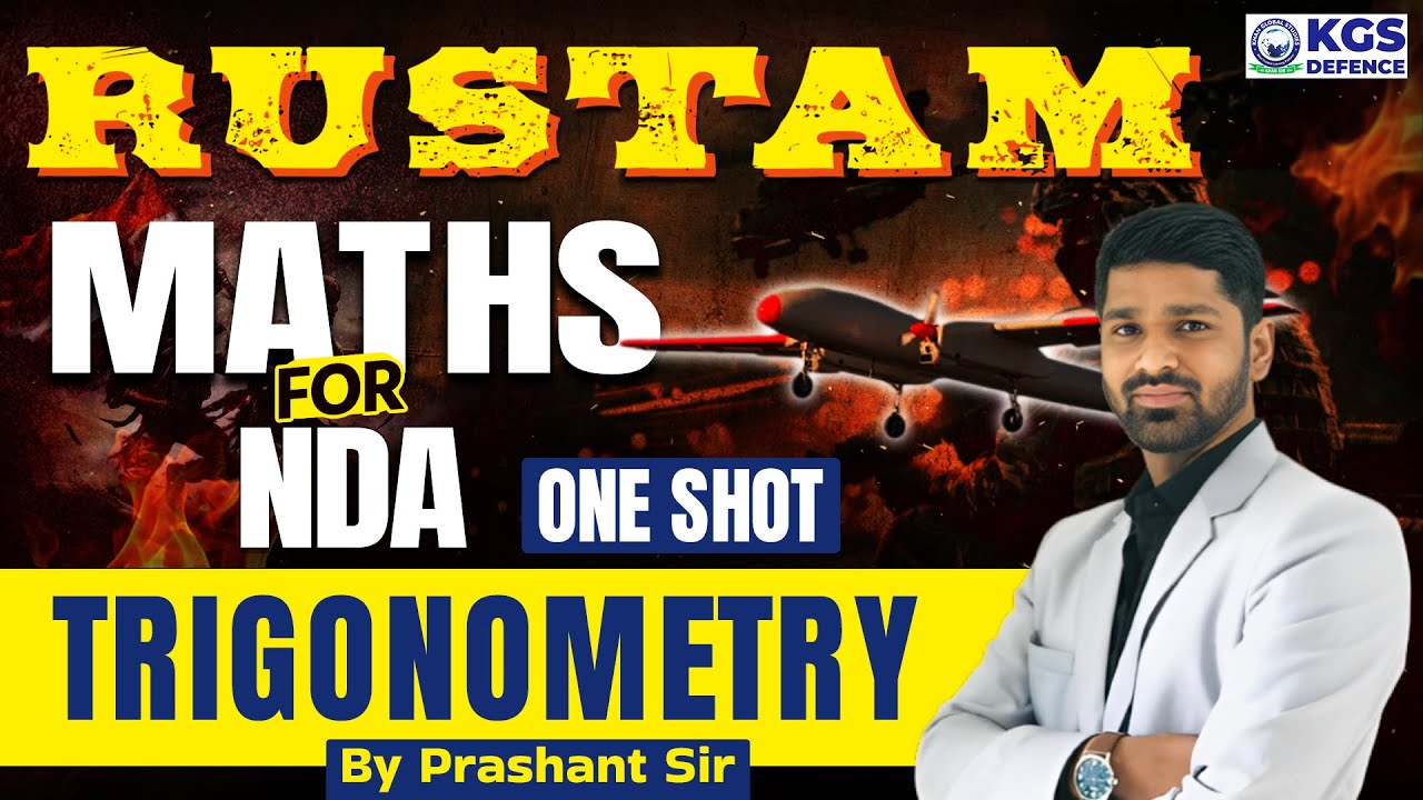 Trigonometry || NDA Maths || RUSTAM Series || By Prashant Sir #defence #defenceexam #nda