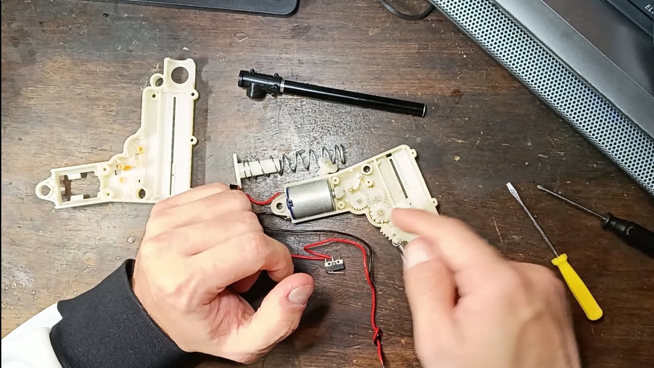 Desarmar y volver a armar una gearbox de hidrogel de gravedad