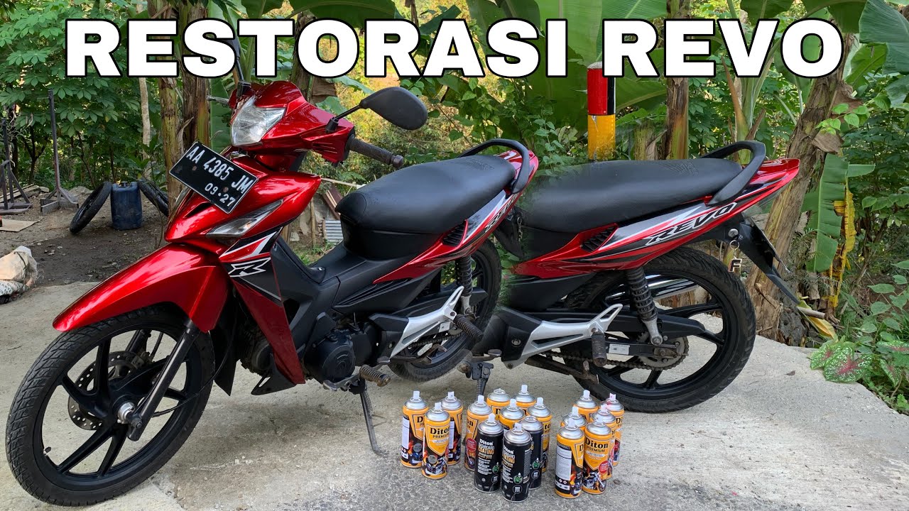 LENGKAP PAKE BNGT !! Restorasi Honda Revo Lama Pakai Diton Premium