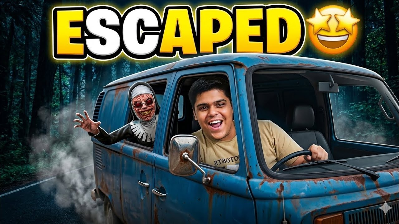 We escape again from evil nun school 🤩( van escape) #youtube #viralgame #gaming 