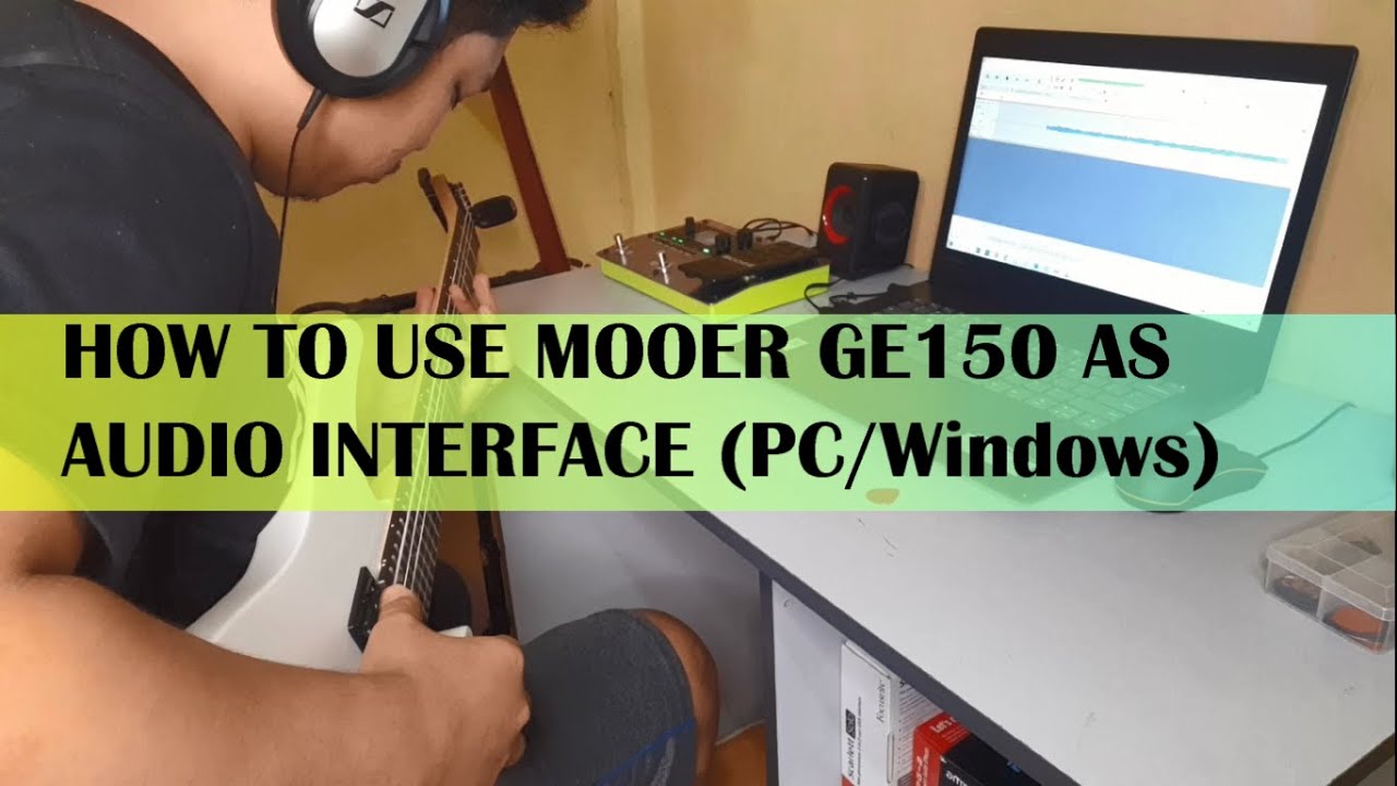 MOOER GE150 AS AN AUDIO INTERFACE | TUTORIAL (w/ ENG sub)