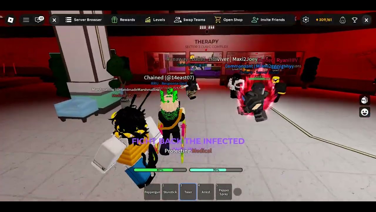 The asylum life infection event